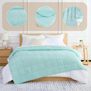 Couverture lestée rafraîchissante 100% coton, matériau en microfibre avec des billes <span class=keywords><strong>de</strong></span> <span class=keywords><strong>verre</strong></span>, couverture pour <span class=keywords><strong>une</strong></span> utilisation estivale à l'hôpital, à l'hôtel, en voyage - Product Image 4