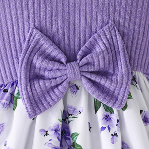 Robes décontractées quotidiennes à la mode pour bébés filles, vêtements pour enfants à manches longues et imprimé animal mignon, longueur genou - Product Image 5