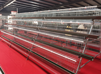 Nouvelle Cage à Poulets Automatique en Fil Galvanisé à Froid, 3/4 Niveaux, Facile à Nettoyer, Économie de Main-d'œuvre, Gain de Place, Faible Coût, Flexible