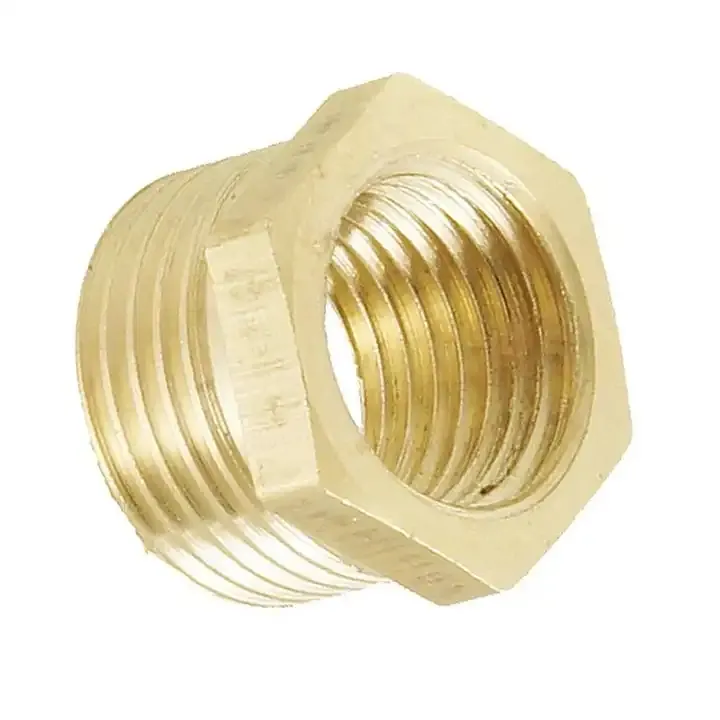 Khí nén đường ống Hex ỐNg Lót nhanh chóng kết nối phù hợp 1/2 "NPT x 1/8" NPT chủ đề