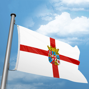 Bandera Promocional Doble de Poliéster de 3x5 Pies con Impresión Digital del Estilo Patriótico Corporativo de la Provincia de <span class=keywords><strong>Almería</strong></span>, España - Product Image 2
