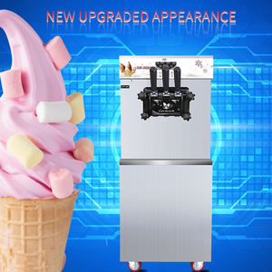 Sàn MK-25FB-N mô hình 3 hương vị mềm máy làm kem Máy làm kem với lớn Phễu Pre mát chức năng qua đêm và máy bơm không khí - Product Image 4