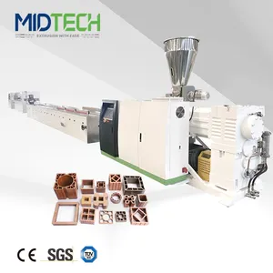 Midtech WPC-Profil-Boden Extrusionsmaschine für Dekoration