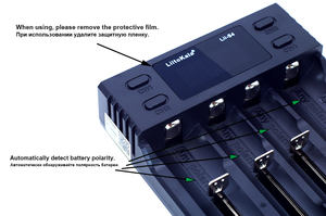 LiitoKala-Cargador inteligente de batería de 18650 V 1,2 V 3,7 V <span class=keywords><strong>AA</strong></span>/AAA 3,2 NiMH para baterías de iones de litio, 21700 ranuras, - Product Image 3