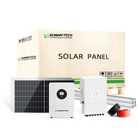 Système d'énergie solaire 8kw 10kw 12kw avec batterie lithium-ion et onduleur Deye