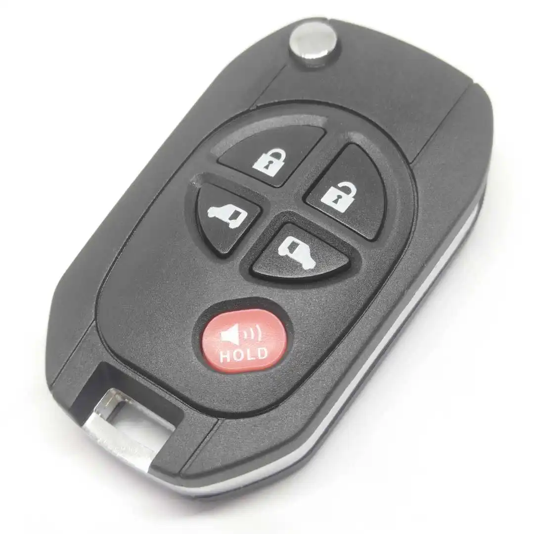 Modified Key 2/3/4 Buttons Fob For T-oyota R-eiz C-amry Rav4 Y-aris C-orolla Flip Remote Car Key Shell