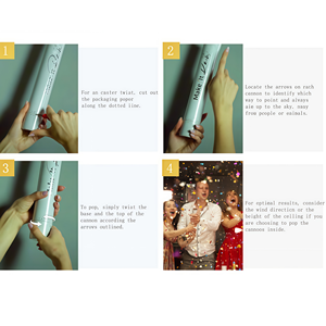 ปืนยิง<span class=keywords><strong>ค</strong></span>อนเฟตติแบบมือถือ ปืนฉีด<span class=keywords><strong>ค</strong></span>อนเฟตติหลากสี สำหรับงานแต่งงาน วันเกิด งานร้องคาราโอเกะ ฉลองปีใหม่ - Product Image 6