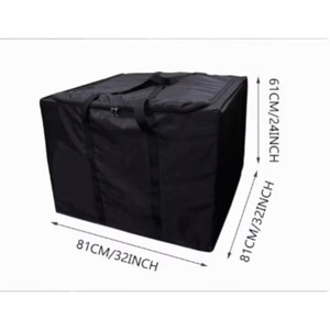 Free Sample Patio <b>Cushion</b> <b>Storage</b> Bag with Zipper and Handles Waterproof Outdoor Furniture Seat <b>Cushion</b> Bags Square, Black, 32 - Product Image 2
