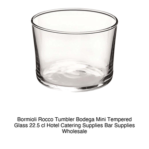 Verre à vin mini Bodega en verre trempé 22,5 cl Bormioli Rocco H 5,9 cm Ø 8,2 cm - Product Image 2