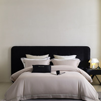 Literie en coton de soie ultra-fin de couleur unie, quatre pièces, de haute qualité, luxe léger, impression réactive, couette chinoise