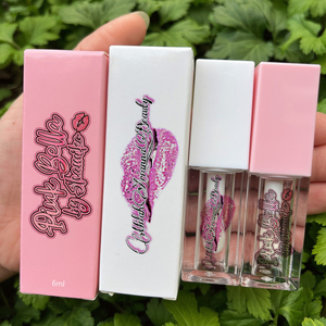 หลอดลิปกลอสสีขาว 5 มล. บรรจุภัณฑ์โลโก้แบบกำหนดเอง หลอดลิปกลอสแบบกำหนดเอง - Product Image 2