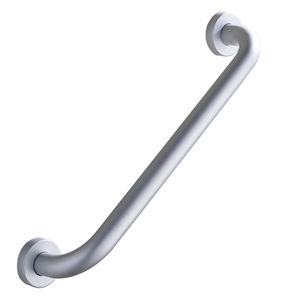 Barres d'appui en aluminium spatial, capacité de charge de 100 kg, antidérapantes, pour salle de bain, personnes âgées, handicapées, blanc mat brillant - Product Image 2