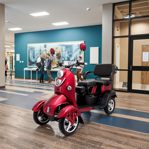 Bán Buôn Bốn Bánh Xe Điện Xe Sốc Hấp Thụ Dành Cho Người Lớn Di Động Hỗ Trợ Xe Tay Ga Cho Người Cao Tuổi Giải Trí Sử Dụng Nhà Với Pin Động Cơ - Product Image 6