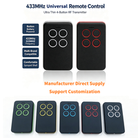 Télécommande universelle KONST RF 433mhz 1527 pour clé de voiture/porte de garage/systèmes de portail coulissant, télécommande sans fil RF