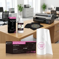 Tinta DTF Putih Anti-Sumbat Btransfer 500ml Isi Ulang Pigmen Tekstil dengan Film Transfer DTF 13 Inch Cocok untuk Printer DTF A3