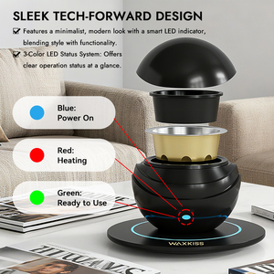 Kit Calentador de Cera Portátil para Depilación de <span class=keywords><strong>Nariz</strong></span> y Orejas, Kit Profesional OEM para Calentar Cera de Parafina para Hidratar los Dedos - Product Image 2