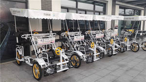 Vélo tandem à pédales <span class=keywords><strong>de</strong></span> luxe OEM pour 4 personnes, 4 roues, siège, vélo touristique pour adultes - Product Image 5