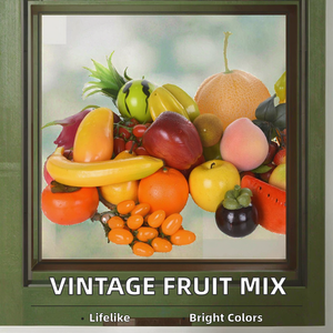 Hangu Cổ Điển Nhân Tạo Bọt Trái Cây Thực Tế Sống Động Như Thật Trang Trí Cho Năm Mới Màu Cam - Product Image 2