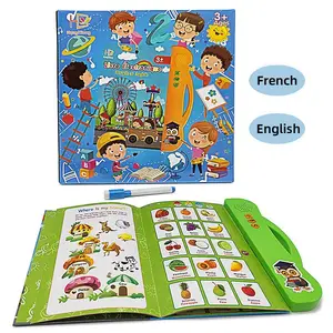 Custom Printing Book for Kids French English e-books Sound Books