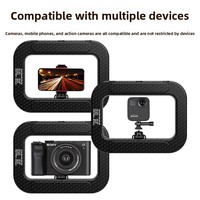 Anneau lumineux portable Ym200 pour la beauté, le streaming en direct en extérieur et la photographie sur bureau, lumière d'appoint pour la photographie, lumière selfie RGB