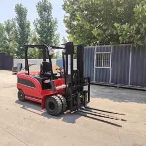 รถยกไฟฟ้า 3 ตัน ที่เชื่อถือได้ พร้อมแบตเตอรี่ที่ใช้งานได้ยาวนานและล้อสองแถว ออกแบบมาเพื่อการใช้งานที่แข็งแกร่ง - Product Image 2