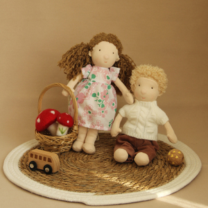 Großhandel 25cm Waldorf puppen-OEM Custom Handmade Educational Dolls mit organischen Materialien (MOQ 50pcs) - Product Image 6