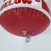 Plongée sous-marine "DIVE BELOW" PVC signal rouge petit flotteur pour la pêche en lance flotteur gonflable avec plat de plongée