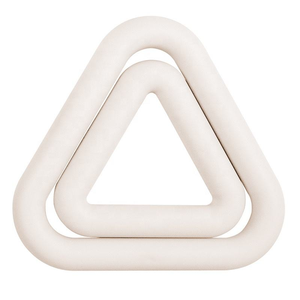 CZFIT Latest Style Silicone Home Gym Fitness for Women Power Pilates Yoga Ring 10Lb Color Triangle <b>Dumbbells</b> <b>Weight</b> Ring Unisex - Product Image 6