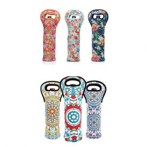 Manchon de bouteille de vin en néoprène personnalisé pour le pickleball, idéal pour les tournois, avec détails du tournoi et personnalisation de la marque - Product Image 6