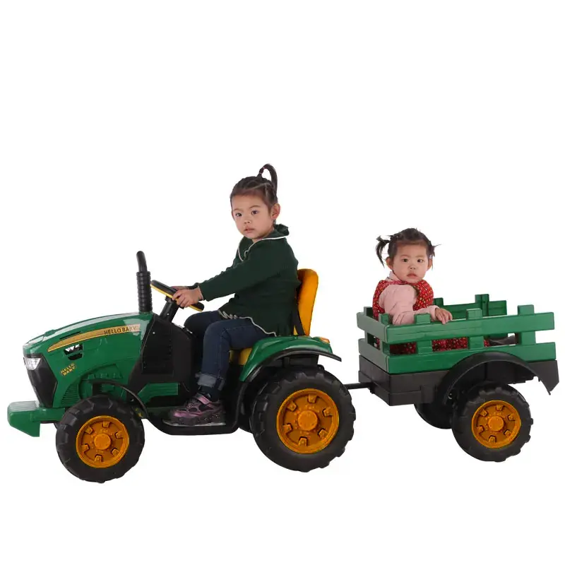High quality low price ride on tractor vehicle truck electric truck tractor battery powered toy vehicle for 3-10 years old kids