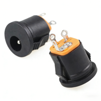 Conector de Alimentación DC, Cable USB de Audio y Video, Conector Hembra Negro Modelo YH-DC