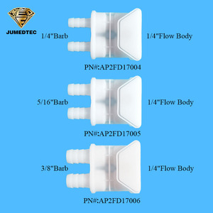 Acetal de 1/4 "Apagado Inserto macho en línea Acoplamientos rápidos Desconexión rápida Acoplamientos de doble puerto Conector de manguera Doble - Product Image 6