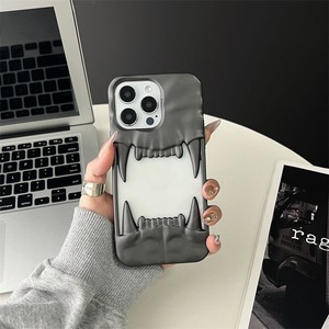 חדש חלולה-החוצה עבור טלפון נייד iphone מכסה 3D שלד שלד הגולגולת יוקרה רשת יוקרה מסגרת רשת סלולר - Product Image 5
