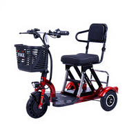 Tricycle Électrique Pliant Transfrontalier pour Adultes, Pièces Détachées, Véhicule de Loisirs pour Personnes Âgées et Handicapées, Mini Chaise, Skateboard Ouvert, Vitesse 30km/h