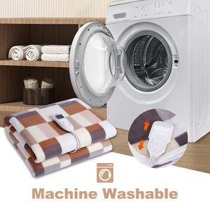 Colchón Eléctrico Térmico de Calentamiento Rápido, 150*80cm, Tamaño Individual, Lavable, con Protección Contra Sobrecalentamiento, para Invierno - Product Image 6