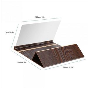 <span class=keywords><strong>Loupe</strong></span> d'écran HD, écran <span class=keywords><strong>de</strong></span> téléphone portable pliable en Grain <span class=keywords><strong>de</strong></span> bois massif, adapté au visionnage <span class=keywords><strong>de</strong></span> vidéos <span class=keywords><strong>de</strong></span> films <span class=keywords><strong>sur</strong></span> tous les Smartphones - Product Image 3