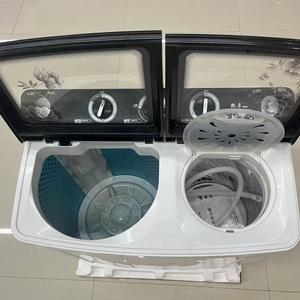 10kg Semi-automatic Double Bucket <strong>Washing</strong> <strong>Machine</strong> Large Capacity Household Parallel bar <strong>Top</strong> <strong>Load</strong> Cleaning and Drying 15kg 8kg - Product Image 4