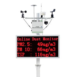 Estación de Calidad del Aire HT-DS200 PM2.5 PM10 TSP, Velocidad del Viento, Temperatura, Humedad, Ruido, UVI, Lluvia, AQMS - Product Image 6
