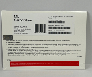 Meilleur prix MS <span class=keywords><strong>Win</strong></span> 11 Pro OEM DVD, pack complet, stock garanti, version complète mondiale, licence d'activation en ligne, accepte la personnalisation - Product Image 1