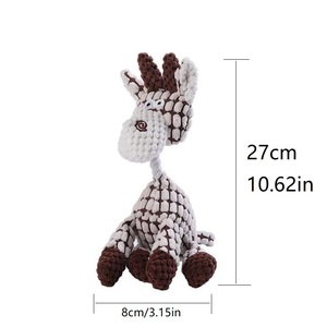 Bán buôn Thú nhồi bông sang trọng kêu cót két đồ chơi hình con lừa con chó Pet Chew Đồ chơi cắn kháng cho hung hăng chewer - Product Image 3
