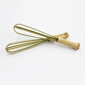 Outils de cuisine <span class=keywords><strong>Batteur</strong></span> À Oeufs Manuel <span class=keywords><strong>Fouet</strong></span> Bambou <span class=keywords><strong>Fouet</strong></span> À Oeufs Remuer Outil - Product Image 2