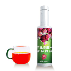 Jugo concentrado de ciruela Yingdi Sanhua para bebidas y tés de burbujas, ideal para tiendas de té de frutas. - Product Image 1