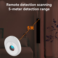 Détecteur de caméra espion miniature intelligent avec alerte de vibration et capteur de mouvement intégré, détecteur d'alarme de sécurité, détecteur anti-espionnage