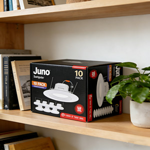 Scatola di Imballaggio Robusta in Cartone Ondulato per Luci LED, Scatola in Cartone Personalizzata Stampata per Faretti Incassati con Inserto e Istruzioni - Product Image 2