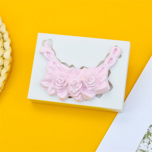 Rose Fudge stampo in Silicone <span class=keywords><strong>biscotti</strong></span> al cioccolato fare fai da te piccolo stampo per aromaterapia strumenti per la decorazione di torte di pane accessori per la cottura - Product Image 2