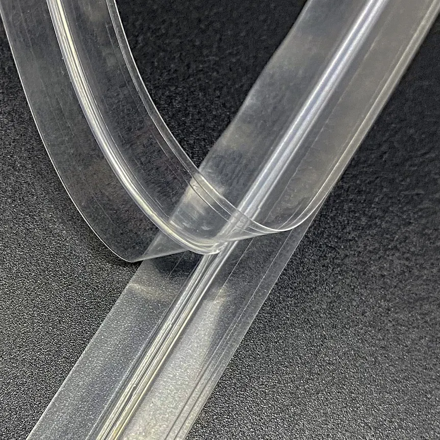 Hot Sale transparente PE PP PVC langkettige Pe Flansch Reiß verschluss schieber für Plastiktüten mit Reiß verschluss