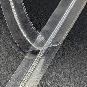 Venda quente transparente PE PP pvc cadeia longa pe flange zipper sliders para sacos de plástico zip lock