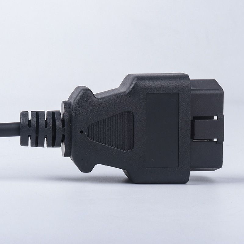 Cable Adaptador OBD2 A RS232 DB9 De 16 Pines - Para Diagnóstico Automotriz Profesional, Material ABS