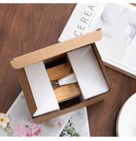 Mantequillera de Cerámica Rústica Creativa con Tapa de Madera Pintada a Mano, Hermética, Estilo Vintage para Cocina