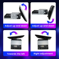 Reproductor Android 12 para Auto 1DIN con Pantalla Grande Giratoria, Navegación Universal Integrada, Reproductor MP5/MP3